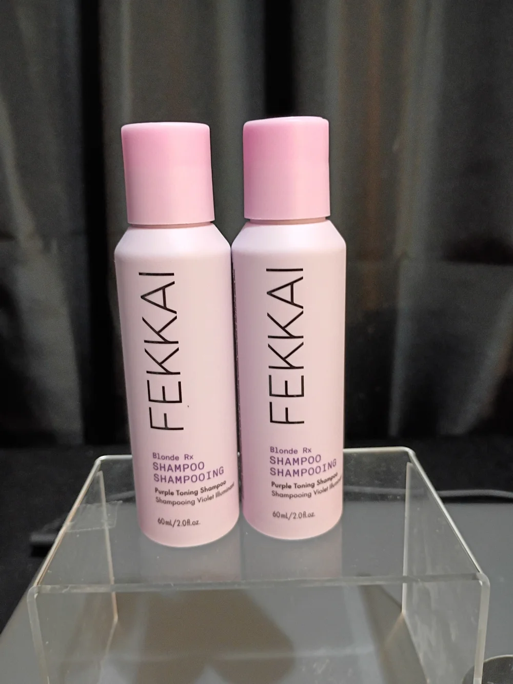 Fekkai Blonde Rx Purple Toning Shampoo — Pink Bottle